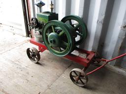 *SPECIAL ITEM* Antique Simplicity Hit-and-Miss Engine w/ Cart