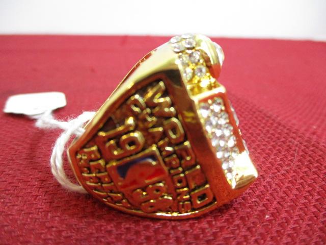 1998 Replica Chicago Bulls Michael Jordan 3-Peat Championship Ring