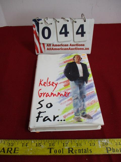 1995 Autographed Copy of So Far… by Kelsey Grammer