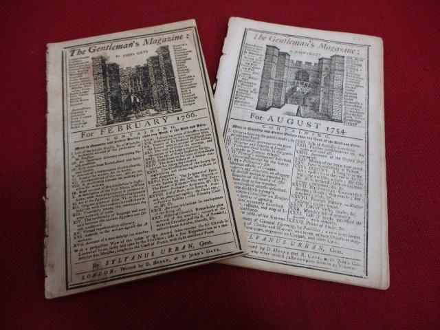 1754 & 1766 The Gentleman's Magazines