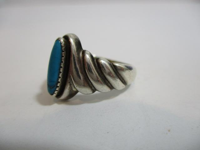 Turquoise & Sterling Silver Ring