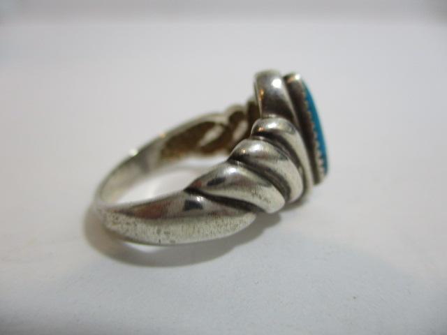 Turquoise & Sterling Silver Ring