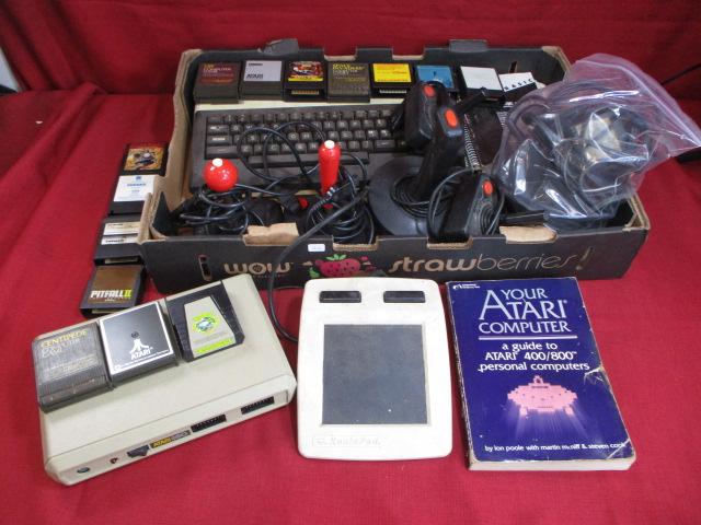 Vintage Atari Package 800Xl w/ Game sand Extras