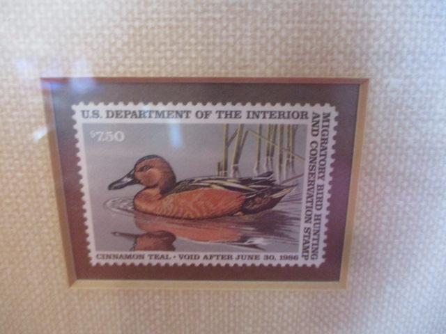Gerald Mobley 1985 Federal Duck Stamp Signed Framed Print