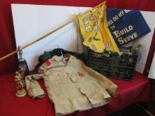 Large Mixed Boy Scout Lot
