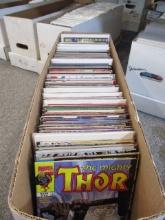 Bulk Dealer Comic Book Lot in Bulk Comic Storage Box-J (Marvel & DC Mixed)
