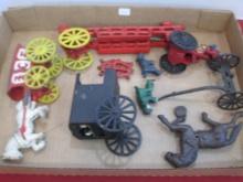 Mixed Cast Iron Toy Lot-A