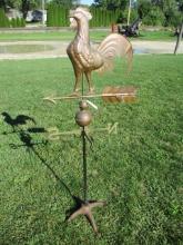 *SPECIAL ITEM-Large 3D Copper/Brass Rooster Weathervane