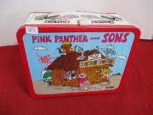 Thermos Pink Panther and Sons Metal Lunch Box