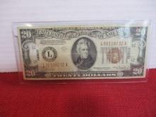 Series 1934-A Hawaii 20 Dollar Bill