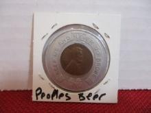 People's Brewing Co. Good Luck 1953 Penny