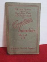 Overland Model 79 Automobiles Book