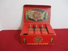 Co-op Spark Plug Advertising Box w/ Contents