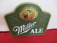 Miller Brewing Co. Miller Ale Embossed Advertising Sign