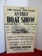 1978 1000 Islands Boat Show Poster