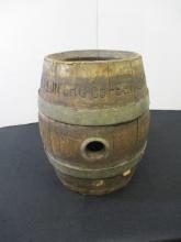 Berlin Brewing Co. Berlin, Wisconsin Antique Wooden Beer Barrel