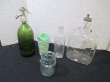 Mixed Glass Bottle Lot