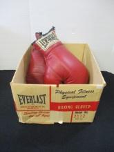 Vintage Boxing Gloves with Original Box