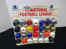Complete Set of 1980 Miniature NFL Helmets