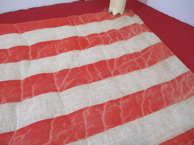 48-Star NOS Fine Mesh American Flag-A