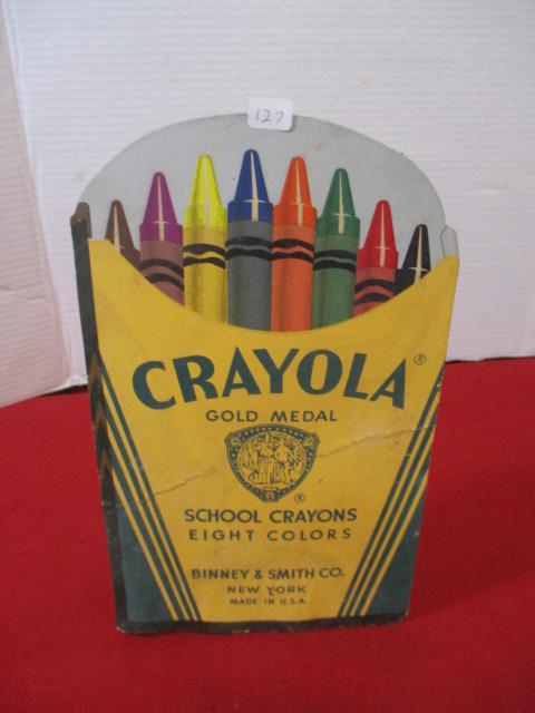 Crayola Advertising Die Cut Easleback Crayon Display