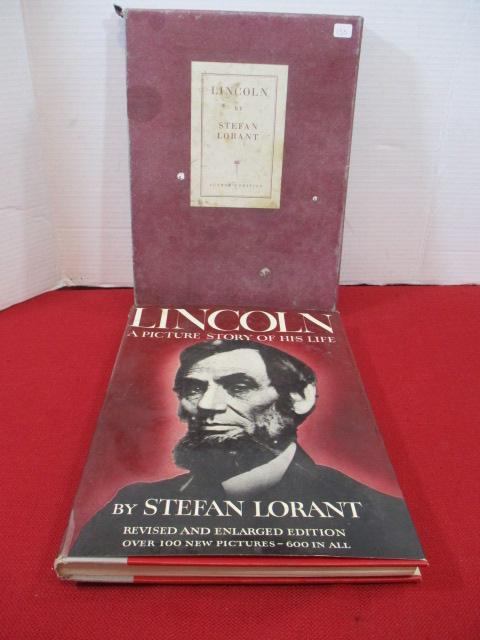 Artist Signed "Lincoln" by Stefan Lorant Hard Cover Book