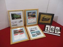 Mixed Railroad Framed Items-5