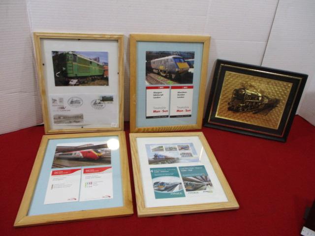 Mixed Railroad Framed Items-5