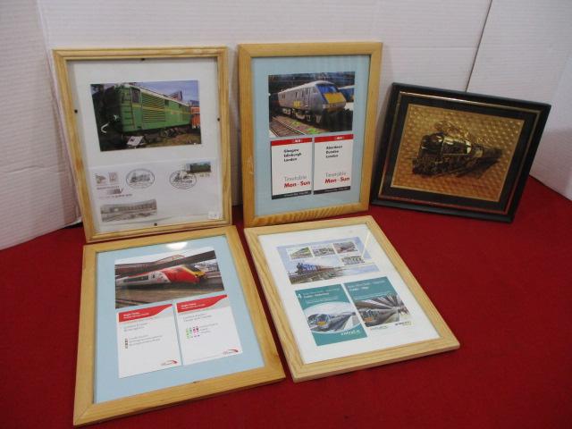 Mixed Railroad Framed Items-5