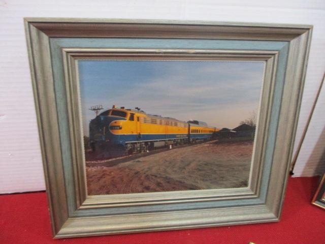 Mixed Railroad Framed Items-4