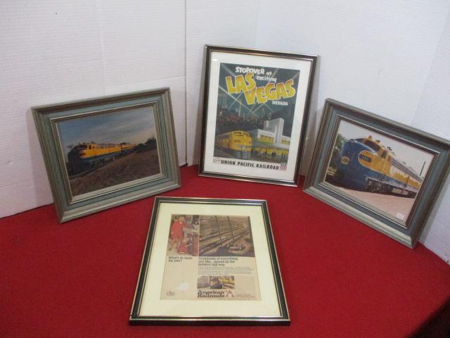 Mixed Railroad Framed Items-4