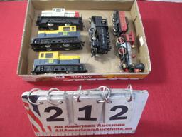 Mixed HO Scale Model Railroading Engines