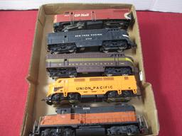 Mixed HO Scale Model Railroading Engines