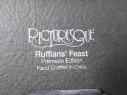 Picturesque "Ruffians Feast" 3D Wall Plaque