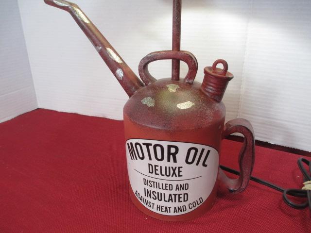 Novelty Motor Oil Advertising Lamp