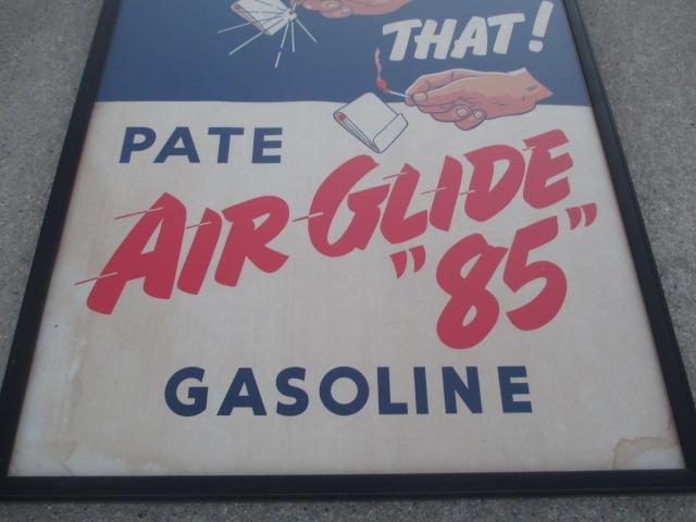 *SPECIAL ITEM-RARE Framed PATE Air Glide "85" Poster