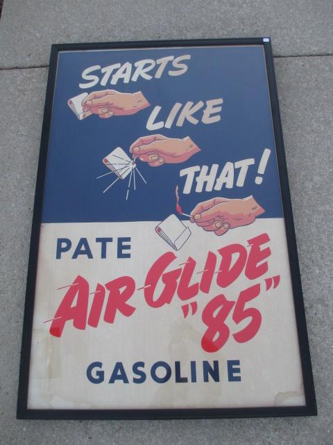 *SPECIAL ITEM-RARE Framed PATE Air Glide "85" Poster