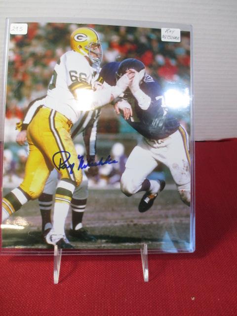 8"X10" Autographed Photo-Ray Nitschke