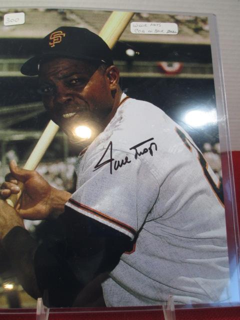 8"X10" Autographed Photo-Willy Mays