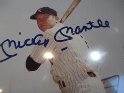 8"X10" Autographed Photo-Mickey Mantle