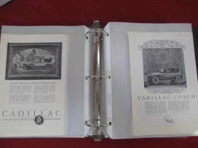 *Massive Binder of Early Automotive Advertising