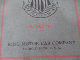 195 King Motor Car Catalog