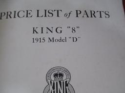 195 King Motor Car Catalog