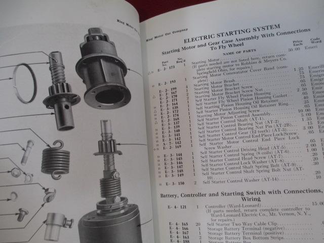 195 King Motor Car Catalog