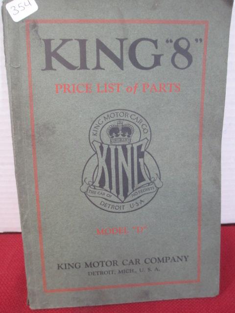 195 King Motor Car Catalog