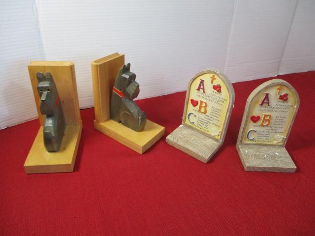 Two Pair of Book Ends