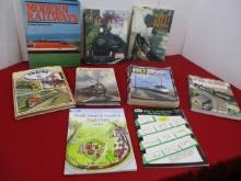 Vintage Railroad Coffee Table Books-Lot of 8