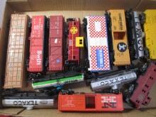 Mixed HO Scale Model Railroading Cars-A