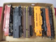 Mixed HO Scale Model Railroading Engines