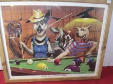 "Eight Ball Corner Pocket" Framed Print